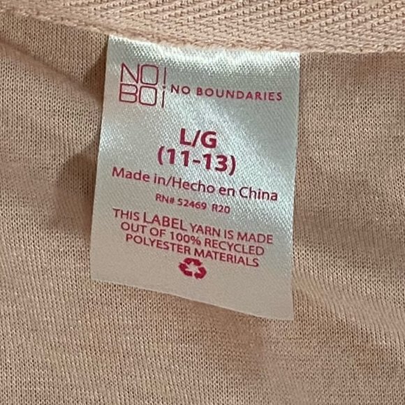 No Boundaries Teddy Style Cream Colored Jacket Size Juniors 11-13/Large - Picture 12 of 12